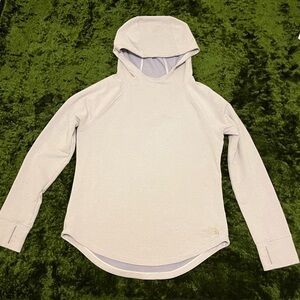 The north face Light Gray flash dry Hooded Sweatshirt